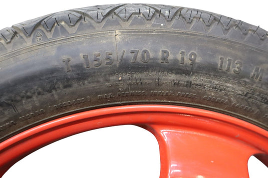 03-13 Bentley Continental Emergency Spare Tire Wheel Donut Rim 19 19'' Oem