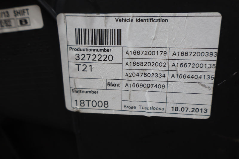 Load image into Gallery viewer, 12-19 Mercedes GL450 GL550 X166 Front Left Side Door Window Regulator Panel Oem
