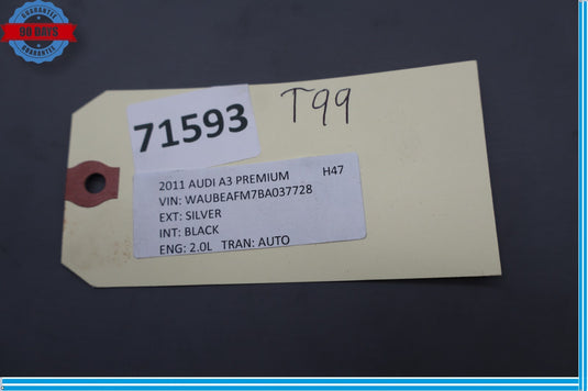06-13 Audi A3 A3 Quattro Left Driver Side B Pillar Upper Trim Panel Oem