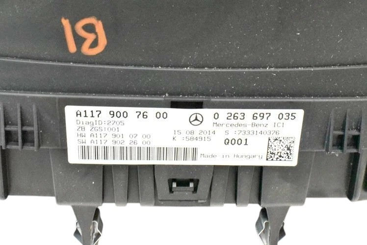Load image into Gallery viewer, 14-19 Mercedes CLA-250-Class Instrument Cluster Speedometer A1179007600 oem
