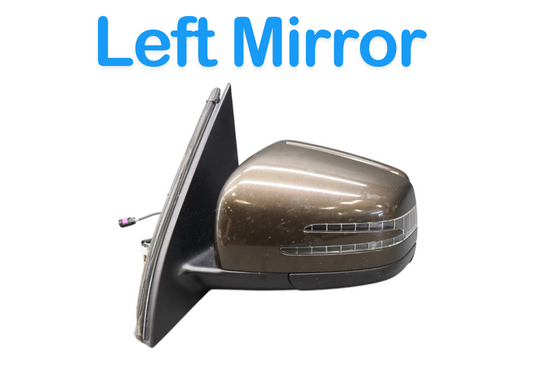 13-16 Mercedes GL550 Front Left Driver Side Rear View Door Mirror W/ Camera Oem