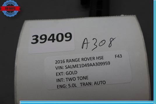 10-12 Range Rover HSE Keyless Entry Antenna Control Module Black Oem