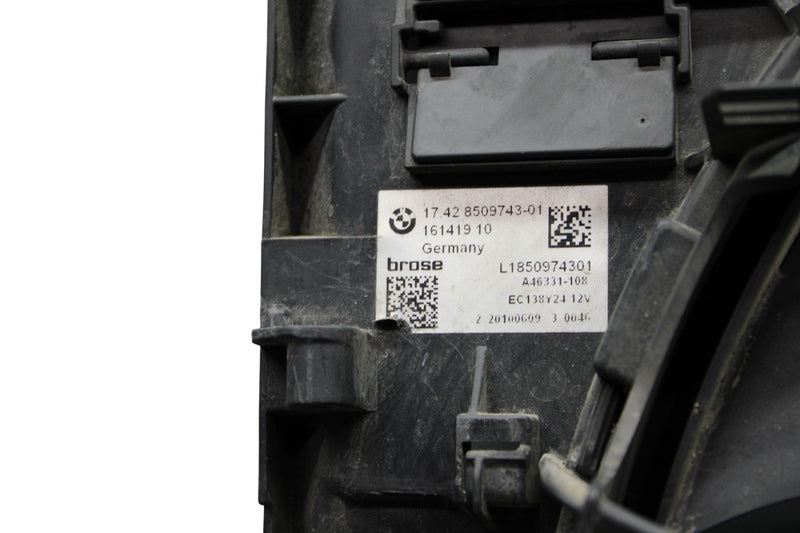 Load image into Gallery viewer, 09-19 BMW 640i 650i 750i 740i Engine Cooling Fan Motor Assembly 8509743 Oem
