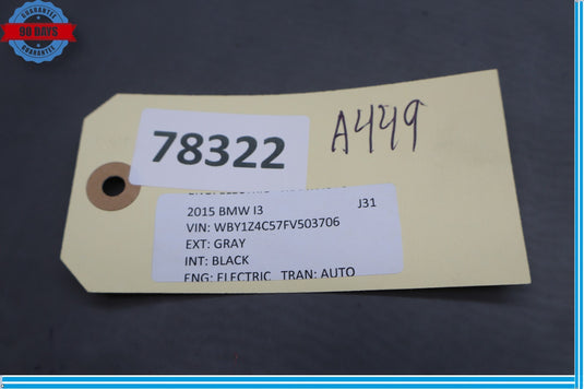 14-21 BMW I01 i3 i3s Rear Left Driver Side Center B Pillar Upper Cover Trim Oem