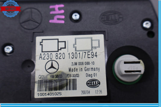 05-12 Mercedes R230 SL500 SL55 AMG Interior Overhead Dome Reading Light Oem