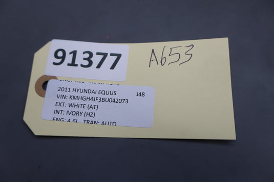 11-13 Hyundai Equus Front Right Side Dash Center AC Air Vent Duct 3N97490000 Oem