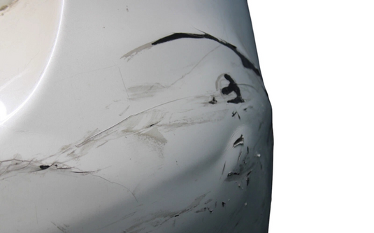 15-17 Infiniti QX80 Rear Bumper Cover Assy W/ PDC Sensor Holes White (QAB) Oem
