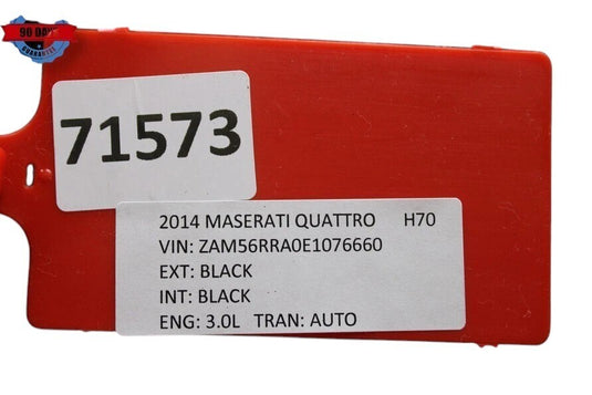14-20 Maserati Quattroporte Rear Bumper Cover Assembly Black 670010263 Oem