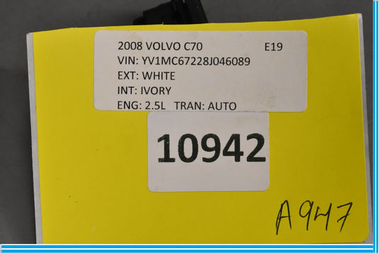 04-11 Volvo C70 Front Door Lock Control Switch Button Oem