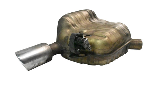 12-17 Audi A6 C7 V6 Rear Left Driver Side Exhaust Muffler w/ Tip 4G0253611 OEM