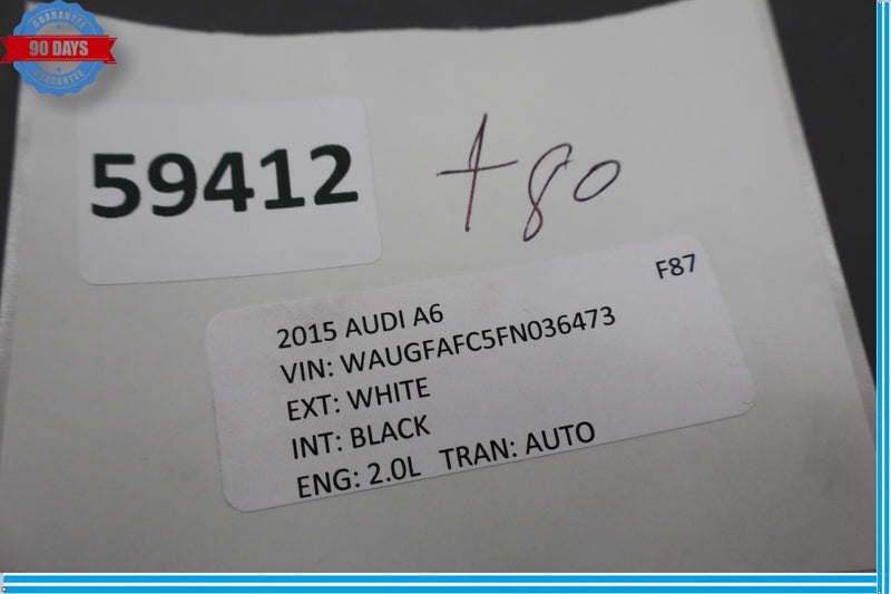 Load image into Gallery viewer, 12-18 Audi A6 Front Right Side Door Sill Scuff Kick Panel Plate Trim Oem
