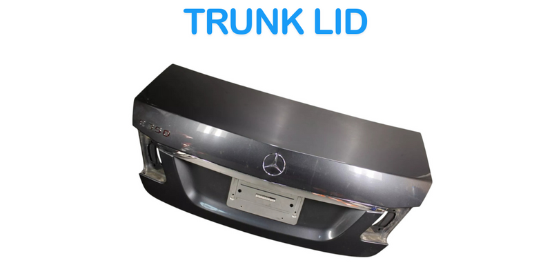 Load image into Gallery viewer, 10-16 Mercedes W212 E400 E550 E350 Sedan Trunk Lid Panel Assembly Gray OEM
