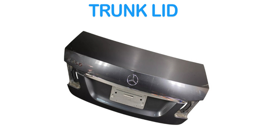 10-16 Mercedes W212 E400 E550 E350 Sedan Trunk Lid Panel Assembly Gray OEM