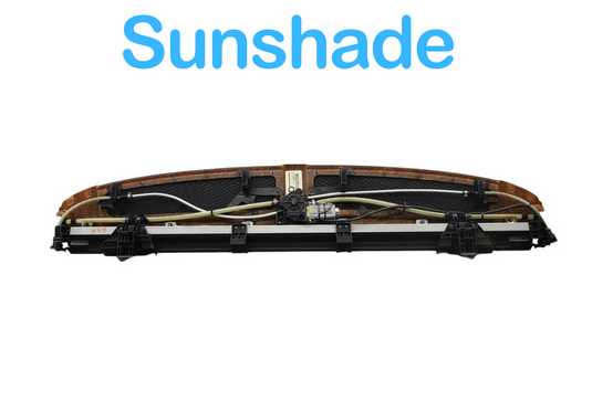 11-18 Audi A8 Quattro Rear Deck Trim Panel Electric Sunshade 4H0863412A OEM