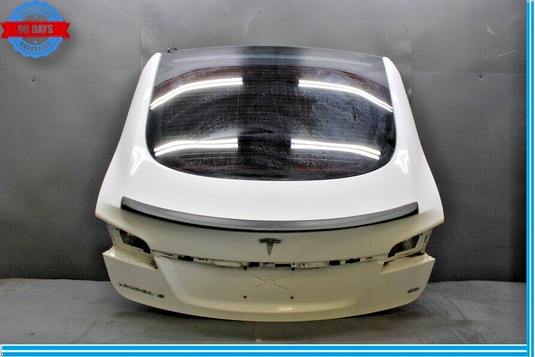 12-15 Tesla Model S Rear Trunk Hatch Liftgate Tailgate Bare Shell Cover Oem