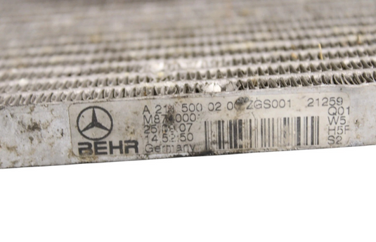 07-11 Mercedes SL550 R230 Transmission Oil Cooler Radiator A2115001700 Oem