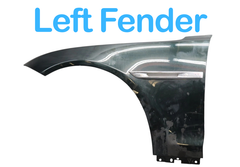 Load image into Gallery viewer, 10-19 Jaguar X351 XJL XJR Left Driver Side Wheel Fender Wing Panel Black Oem
