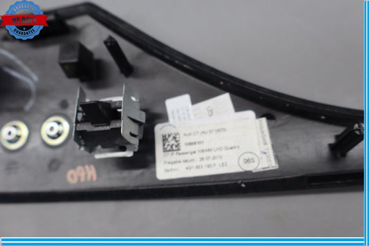 12-15 Audi A6 Front Dash Right Side Molding Trim Wood Grain 4G1853190K Oem