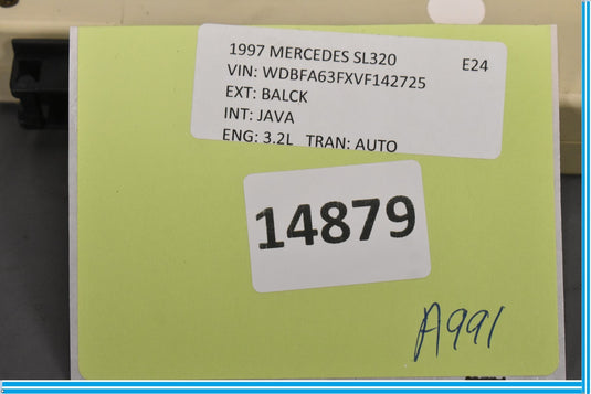 94-02 Mercedes SL320 SL500 Anti Theft Alarm Control Module Unit Oem