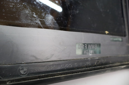 11-16 BMW 528i 535i GT F10 xDrive Rear Left Side Door Quarter Window Glass Oem