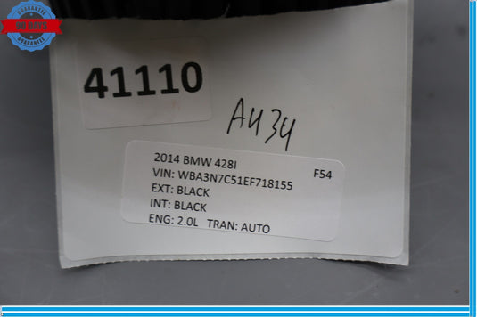 12-18 BMW 320i 328i 428i F30 AC Air Conditioner Heater Blower Motor Fan Oem