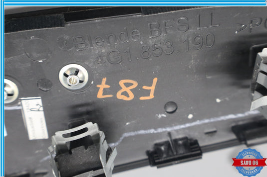 12-18 Audi A7 Quattro Front Right Passenger Side Wood Cover Trim Molding Oem