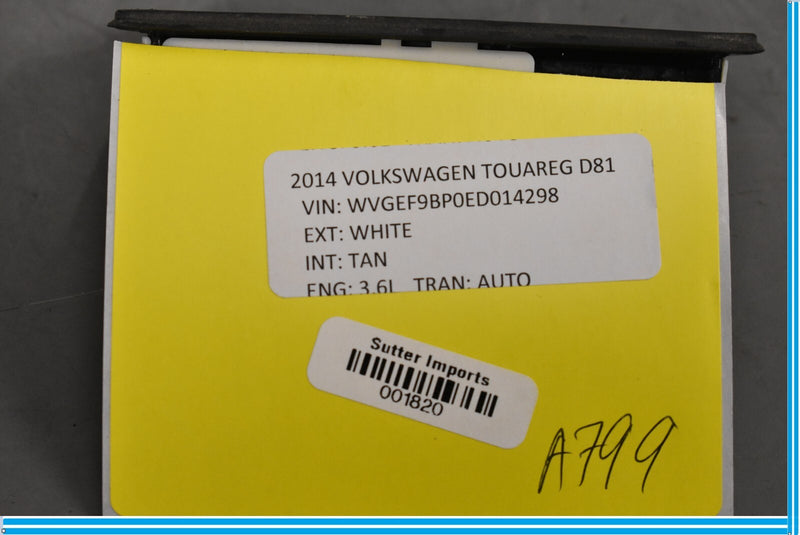 Load image into Gallery viewer, 11-18 Volkswagen VW Touareg Rear Trunk LID Release Handle Button Switch Oem
