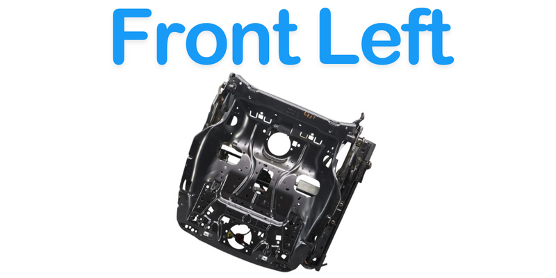 Load image into Gallery viewer, 08-20 Audi A6 Quattro Front Left Driver Side Lower Seat Track Frame W/ Motor Oem
