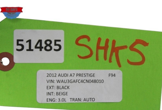 12-18 Audi A7 Quattro Front Left Driver Side Shock Strut Absorber Spring Oem