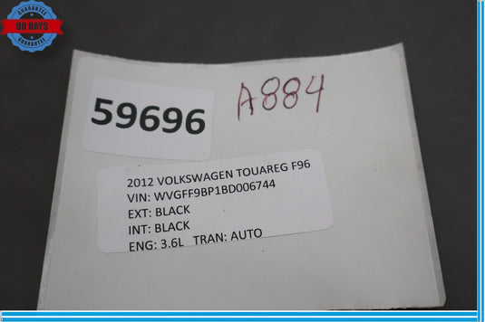 11-17 Volkswagen VW Touareg Front Left Driver Side Door Trim Panel Oem