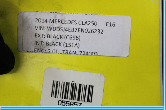 14-18 Mercedes W117 CLA250 Automatic Transmission Gearbox 106k 2.0 Oem