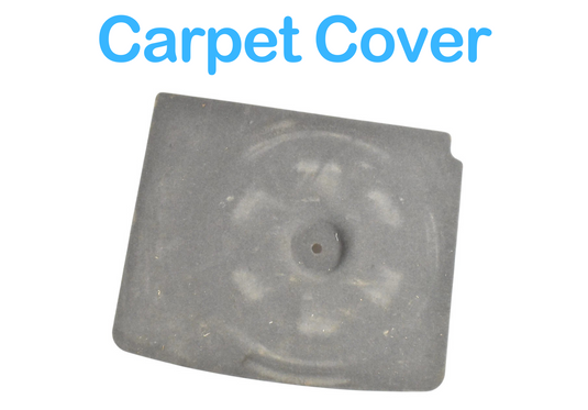 03-13 Maserati Quattroporte M139 Rear Spare Tire Cover Panel Black 69299506 OEM