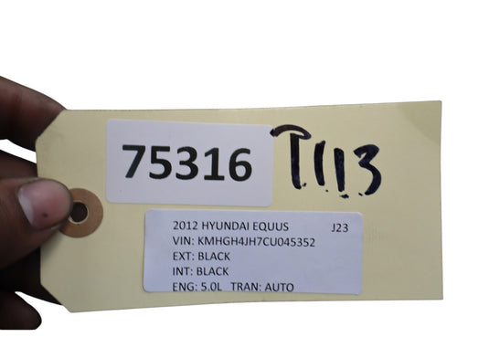 11-13 Hyundai Equus Sig Front Left Side Bumper Cover Valence 86565-3N010 Oem
