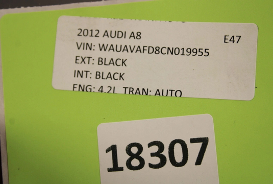 11-18 Audi A8 A8 Quattro Rear Right Passenger Side Interior Door Panel Oem