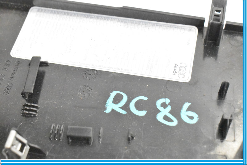 Load image into Gallery viewer, 04 05 06 07 08 09 10 Audi A8 S8 Fuse Box Cover Left Side Dash 4E0857086B OEM
