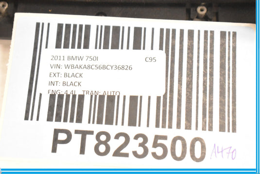 09-15 BMW 750i 750Li F01 F02 Center Console Ashtray Storage Compartment Oem