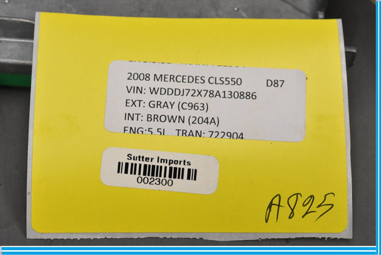 03-09 Mercedes CLS550 E550 W219 Rear Right Amplifier Antenna Control ECU Oem