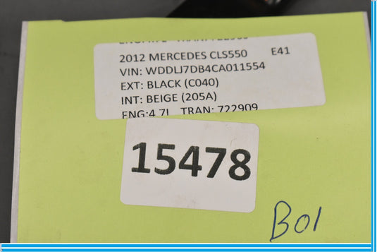 12-18 Mercedes CLS550 W218 Front Right Passenger Side Seat Belt Buckle Oem