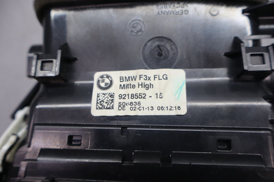 12-16 BMW 320i 328i 428i F30 AC Heater Dash Center Air Vent Grill 921855215 Oem