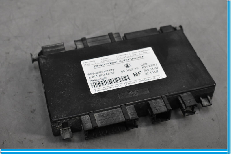 Load image into Gallery viewer, 03-12 Mercedes CLS550 E550 W219 Front Right Seat Control Module Oem

