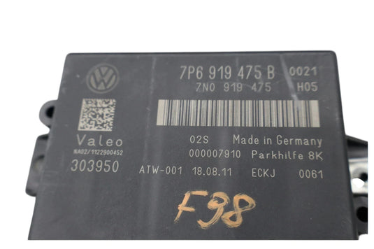 11-14 Volkswagen VW Touareg Park Parking Assist Control Module 7P6919475B OEM