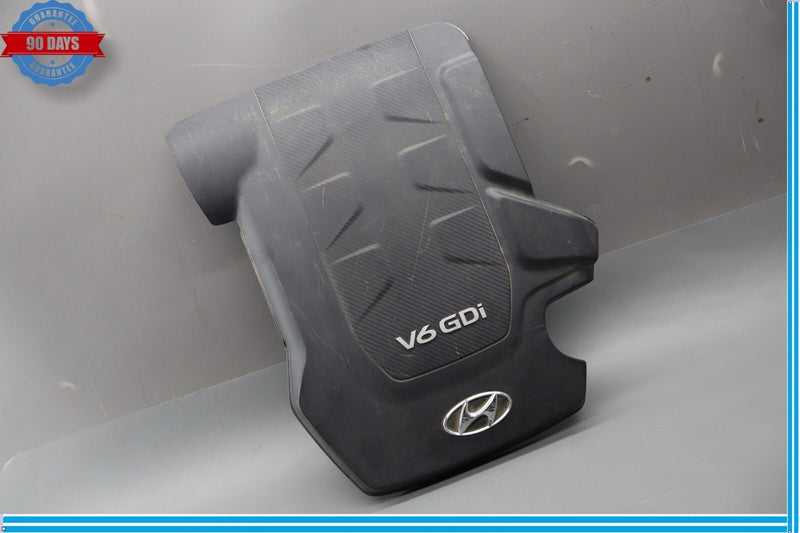 Load image into Gallery viewer, 15-16 Hyundai Genesis Engine Motor Top Cover Panel Lid Black 292403CDD0 Oem
