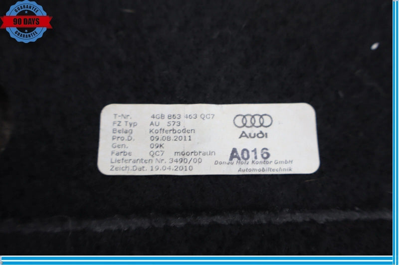 Load image into Gallery viewer, 12-18 Audi A7 Quattro Rear Trunk Luggage Spare Tire Floor Cargo Trim Cover Oem
