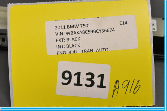 09-12 BMW 750i 750Li Front Right Passenger Side Seat Memory Switch Oem