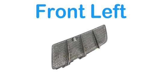 06-12 Mercedes X164 GL450 ML350 Front Left Driver Side Hood Vent Grill Black Oem