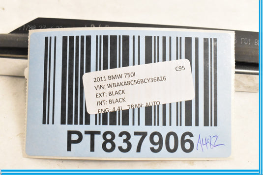 09-15 BMW 750i 750Li F01 F02 Rear Left Door Window Inner Channel Seal Oem