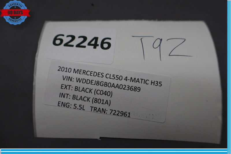 Load image into Gallery viewer, 07-13 Mercedes CL550 S550 W216 Trunk Lid Lock Cover Trim 2217580008 Oem

