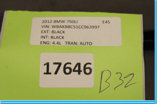 09-15 BMW 750i F01 F02 Dashboard Instrument Panel Cover Trim Molding Oem