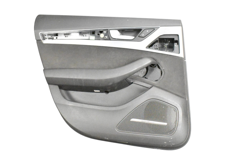 Load image into Gallery viewer, 11-17 Audi A8  A8 Quattro Rear Left Side Interior Door Trim Panel Black OEM
