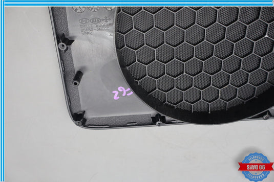 09-14 Hyundai Genesis Center Rear Woofer Speaker Cover Trim Panel Black Oem